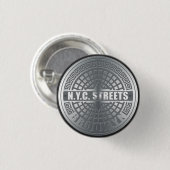 Manhole Covers Brooklyn Button (Vorne & Hinten)