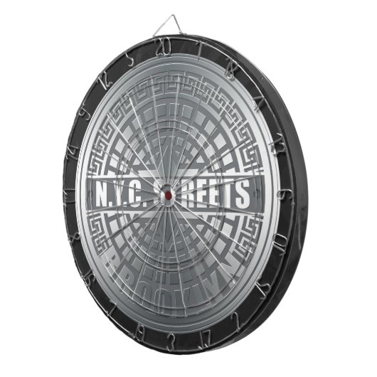 Manhole Covers Brooklyn Dartscheibe (Vorderseite rechts)