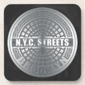 Manhole Covers Brooklyn Getränkeuntersetzer (Vorderseite)