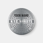 Manhole Covers Brooklyn Magnet (Vorne)