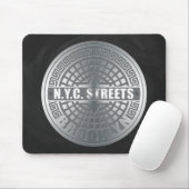 Manhole Covers Brooklyn Mousepad (Mit Mouse)