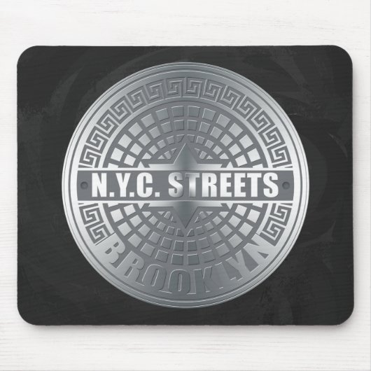 Manhole Covers Brooklyn Mousepad (Vorne)