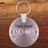 Manhole Covers Brooklyn Schlüsselanhänger (Vorderseite)