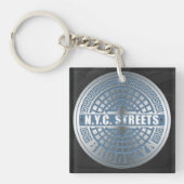 Manhole Covers Brooklyn Schlüsselanhänger (Vorderseite)