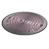 Manhole Covers Brooklyn Schneidebrett (Ecke)