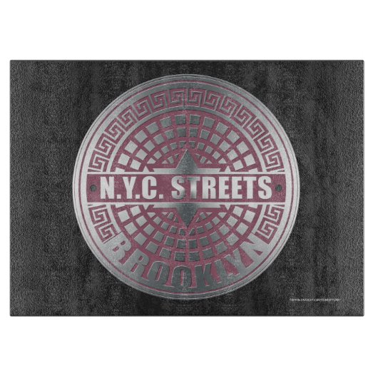 Manhole Covers Brooklyn Schneidebrett (Vorderseite)