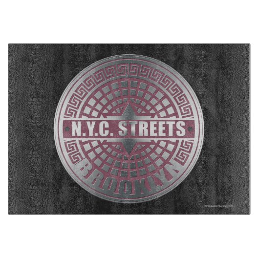 Manhole Covers Brooklyn Schneidebrett (Vorderseite)