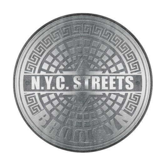 Manhole Covers Brooklyn Schneidebrett (Vorderseite)