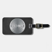 Manhole Covers Manhattan Gepäckanhänger (Vorderseite horizontal)