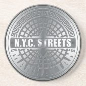 Manhole Covers Manhattan Getränkeuntersetzer (Vorne)