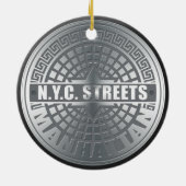 Manhole Covers Manhattan Keramikornament (Hinten)