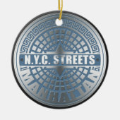 Manhole Covers Manhattan Keramikornament (Vorne)