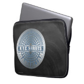 Manhole Covers Manhattan Laptopschutzhülle (Vorderseite Links)