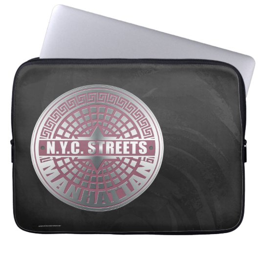 Manhole Covers Manhattan Laptopschutzhülle (Vorderseite)