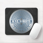 Manhole Covers Manhattan Mousepad (Mit Mouse)