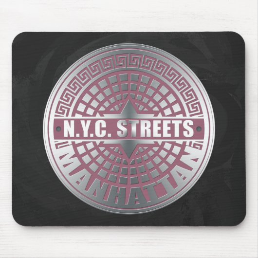 Manhole Covers Manhattan Mousepad (Vorne)