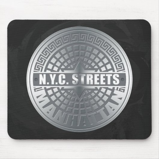 Manhole Covers Manhattan Mousepad (Vorne)
