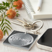 Manhole Covers Manhattan Schlüsselanhänger (Vorderseite rechts)