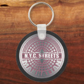 Manhole Covers Manhattan Schlüsselanhänger (Vorderseite)