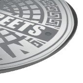 Manhole Covers Manhattan Schneidebrett (Ecke)