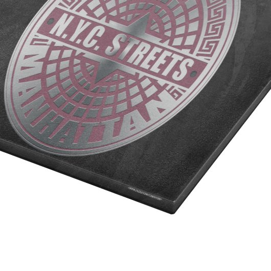 Manhole Covers Manhattan Schneidebrett (Ecke)