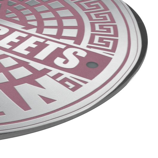 Manhole Covers Manhattan Schneidebrett (Ecke)