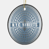 Manhole Covers NYC Keramikornament (Links)