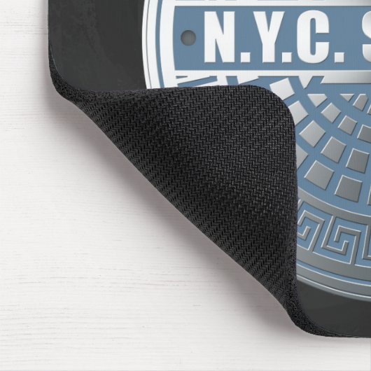 Manhole Covers NYC Mousepad (Ecke)