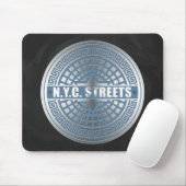 Manhole Covers NYC Mousepad (Mit Mouse)