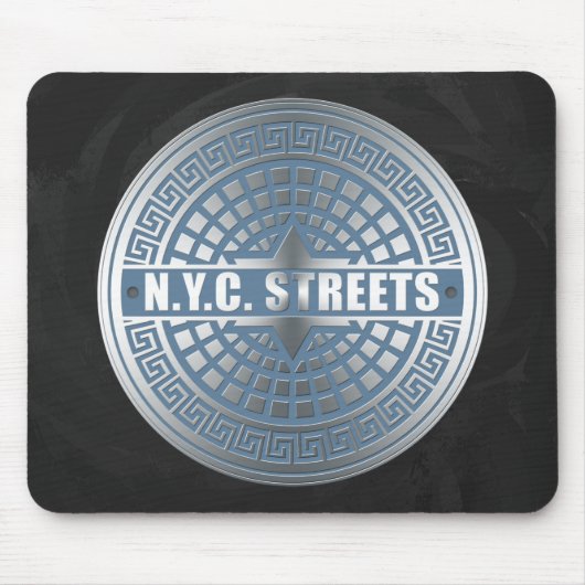 Manhole Covers NYC Mousepad (Vorne)