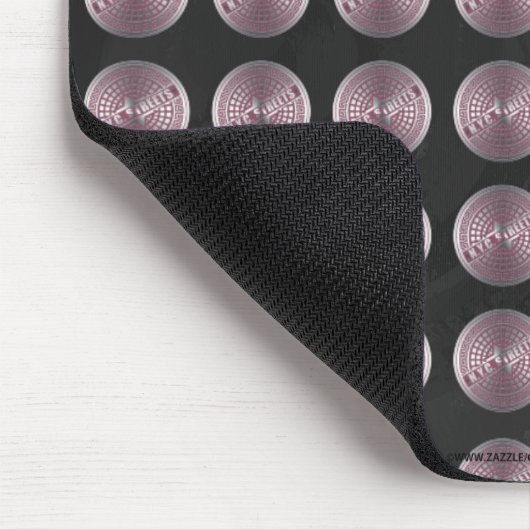 Manhole Covers NYC Mousepad (Ecke)