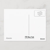 Manhole Covers NYC Postkarte (Rückseite)