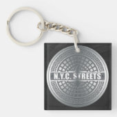 Manhole Covers NYC Schlüsselanhänger (Vorderseite)