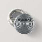 Manhole Covers Queens Button (Vorne & Hinten)