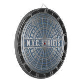 Manhole Covers Queens Dartscheibe (Vorderseite Links)