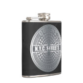 Manhole Covers Queens Flachmann (Rechts)