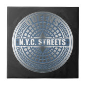 Manhole Covers Queens Fliese (Vorderseite)