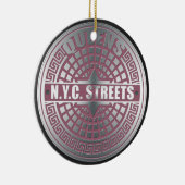 Manhole Covers Queens Keramikornament (Rechts)