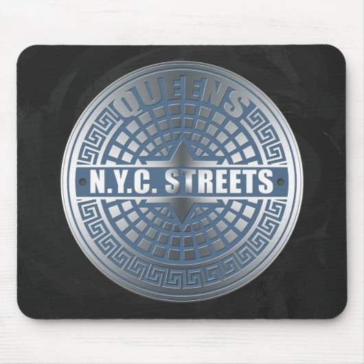 Manhole Covers Queens Mousepad (Vorne)
