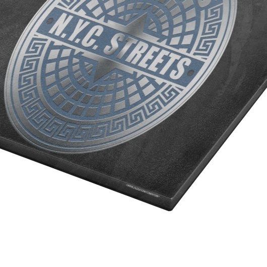 Manhole Covers Queens Schneidebrett (Ecke)