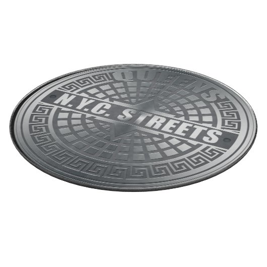 Manhole Covers Queens Schneidebrett (Ecke)