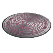 Manhole Covers Queens Schneidebrett (Ecke)