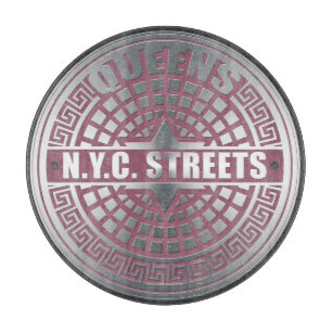 Manhole Covers Queens Schneidebrett