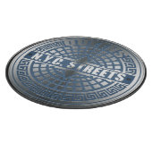 Manhole Covers Queens Schneidebrett (Ecke)