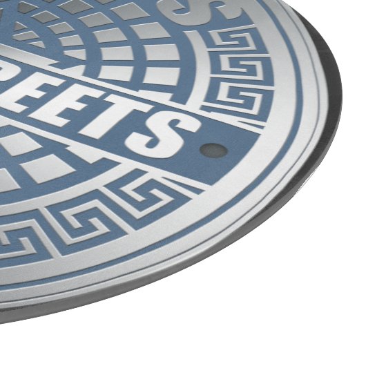 Manhole Covers Queens Schneidebrett (Ecke)