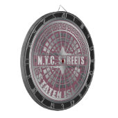 Manhole Covers Staten Island Dartscheibe (Vorderseite Links)