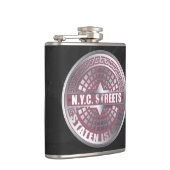 Manhole Covers Staten Island Flachmann (Rechts)