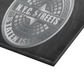 Manhole Covers Staten Island Schneidebrett (Ecke)