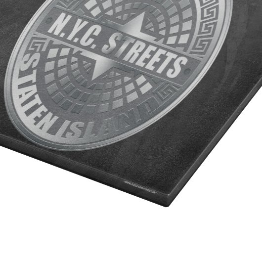 Manhole Covers Staten Island Schneidebrett (Ecke)