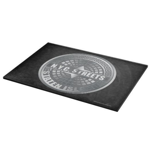 Manhole Covers Staten Island Schneidebrett (Ecke)